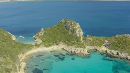 Porto Timoni Beach in Corfu, 스톡 동영상 비디오(100% 로열티 프리) 1069418284 | Shutterstock