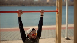 Muscle up in Public Gym.healthy 스톡 동영상 비디오(100% 로열티 프리) 1070116141 | Shutterstock