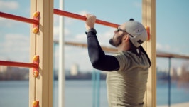 Muscle up in Public Gym.healthy 스톡 동영상 비디오(100% 로열티 프리) 1070468911 | Shutterstock