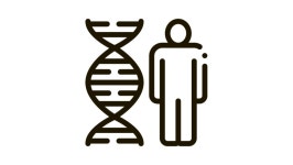 Black line DNA symbol icon isolated on white background. 4K Video motion graphic animation. Signs & Symbols Videos | Creative... 