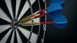 Triple Bullseye Darts, Success, Achievement 스톡 동영상 비디오(100% 로열티 프리) 1073166173 | Shutterstock