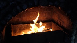 Domestic Fireplace Burning Close Up Object Videos Domestic Fireplace Burning Close Up