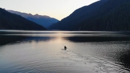 Canoeing on river digital assets for download | Creative Market
