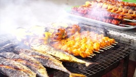 Mixed of Chicken, Fish and 스톡 동영상 비디오(100% 로열티 프리) 11589398 | Shutterstock