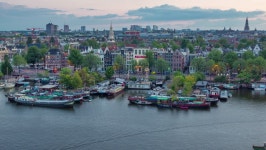Amsterdam Sunset Dock Port Roof 스톡 동영상 비디오(100% 로열티 프리) 12884333 | Shutterstock