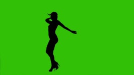 Silhouette of Dancing Female On 스톡 동영상 비디오(100% 로열티 프리) 12948872 | Shutterstock