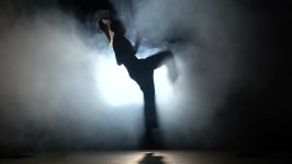 Girl with Muscled Body. Training 스톡 동영상 비디오(100% 로열티 프리) 15365611 | Shutterstock