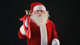 Santa Ringing a Golden Bell 스톡 동영상 비디오(100% 로열티 프리) 1684735 | Shutterstock
