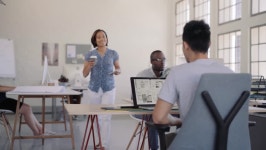 Female Co-worker Offering Coffee to 스톡 동영상 비디오(100% 로열티 프리) 23389363 | Shutterstock