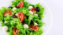 모어베지샐러드(More Vege Salad) | Organic Vegetarian Salad with Mozzarella, 스톡 동영상 비디오(100% 로열티 프리) 24907031 | Shutterstock
