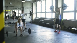 Young People in Modern Gym 스톡 동영상 비디오(100% 로열티 프리) 28215283 | Shutterstock