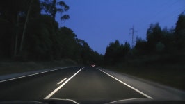 Driving On Road at Night 스톡 동영상 비디오(100% 로열티 프리) 2900218 | Shutterstock