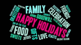 Happy Holidays Animated Word Cloud 스톡 동영상 비디오(100% 로열티 프리) 34103119 | Shutterstock