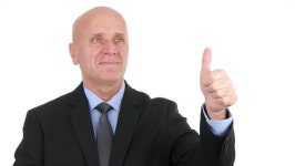 Profile View with Happy Businessperson 스톡 동영상 비디오(100% 로열티 프리) 34793617 | Shutterstock