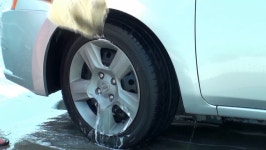 Washing the Tire of a 스톡 동영상 비디오(100% 로열티 프리) 4604732 | Shutterstock