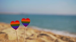 Two Hearts of the Color 스톡 동영상 비디오(100% 로열티프리) 1043975683 | Shutterstock