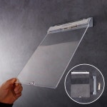 아크릴제작 판매 전문 벽부착용 A4 게시판 가로 포켓 알림 꽂이판 NB1137