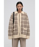 てのアイテ カーディガン plaid collar neck cardigan KS3023 ZOZOTOWN PayPayモール店 - 通販 - PayPayモール Oversized してくださ