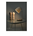 리바트몰 모놀로그 스탠드 - E14 LED램프 전구색 노란빛