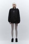 [인사일런스우먼]클린 하이넥 블루종 BLACK [W CONCEPT]