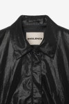 [인사일런스우먼]친츠 오버사이즈 점퍼 BLACK [W CONCEPT]