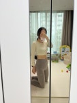 159에 48kg입니다 매장가서 4사이즈입어보니 커서 2사이즈로.주문했어요 요새부쩍선선 REVIEW - 안다르 159에 48kg입니다 매장가서... 