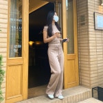 [스탭 리뷰] *SIZE : 167cm/52kg/안다르사이즈2~4/평소 타사이즈55 *TOP : 리브드 하 REVIEW - 안다르 [스탭 리뷰] *SIZE : 167cm/52kg... 