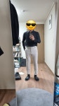 안다르 제품 처음 구매해봅니다 키 175 몸무게 73 L사이즈 살짝... 키 175 몸무게 73 L사이즈 살짝 넉넉하게 딱맞습니다 재REVIEW - 안다르