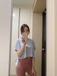 그래도 넘 예뻐서 그냥 입구 운동할려구요~ REVIEW - 안다르 앞에가 많이 짧네용^^; 그래도 넘 예뻐서 그냥 입구 운동할려구요~REVIEW - 안다르