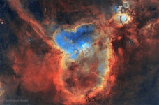 APOD: 2025 October 20 – IC 1805: The Heart Nebula