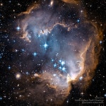 APOD: 2024 July 2 – NGC 602: Oyster Star Cluster