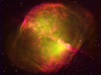 APOD: 2003 January 13 - The Dumbbell Nebula in Hydrogen and Oxygen