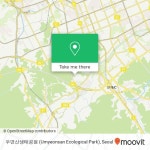如何坐公交 或 地铁去서초구, 서울시的우면산생태공원 (Umyeonsan Ecological Park)| Moovit