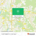 地下鉄 - サブウェイ または バスで용인시, 경기도の수원CC 클럽하우스식당への行き方|Moovit