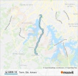600010 Route: Schedules, Stops & Maps - Term. Sto. Amaro (Updated)