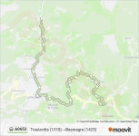 A0653 Route: Schedules, Stops & Maps - Traslaviña (1318)... (Updated) A0653 Route: Schedules, Stops & Maps - Traslaviña (1318)... 