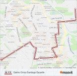 c2 Route: Schedules, Stops & Maps - Centro Cívico Santiago Escartín (Updated) c2 Route: Schedules, Stops & Maps - Centro... 