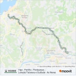 xg888 Route: Schedules, Stops & Maps - Leirado - Ponteareas - Porriño - Vigo (E.A.) (Updated)