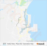 6 Route: Schedules, Stops & Maps - Cementerio (Updated)