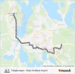 4 Route: Schedules, Stops & Maps - Vildgåsvägen (Updated)
