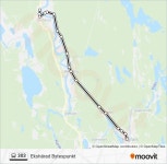 303 Route: Schedules, Stops & Maps - Ekshärad Bytespunkt (Updated)
