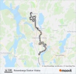 538 Route: Schedules, Stops & Maps - Rosersbergs Station Västra (Updated)
