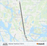 593 Route: Schedules, Stops & Maps - Arlanda Terminal 2 Och 3 (Updated)