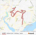 54T Route: Schedules, Stops & Maps - Sadabad Evleri-Kağıthane Su Sarnıcı (Updated)