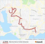 89YB Route: Schedules, Stops & Maps - Bakırköy-Kanuni Sultan Süleyman (Updated)