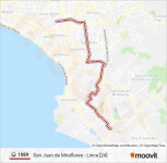 1089 Route: Schedules, Stops & Maps - Arenales (Lince) - El Triunfo (San Juan De Miraflores) (Updated)