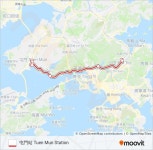 263b路線：時刻表，站點和地圖-屯門站 Tuen Mun Station （更新）