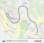 90p路線：時刻表，站點和地圖-瑪嘉烈醫院 Princess Margaret Hospital （更新）