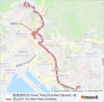 n3d路線：時刻表，站點和地圖-慈雲山(中) Tsz Wan Shan (Central) （更新）