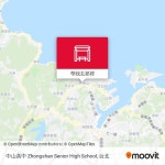 怎樣搭巴士 或 火車去Keelung的中山高中 Zhongshan Senior High School?